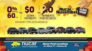It's Nucar Nuvember at Nucar Ford of Lebanon & St. Albans!