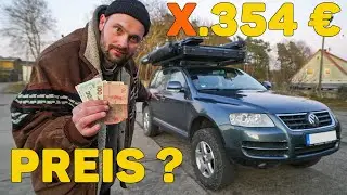Was kostet mein BILLIGER VW Touareg CAMPER UMBAU? ∙ ALLE KOSTEN (jeder Euro) 💰