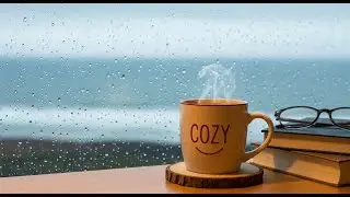 Cafe by the Ocean  Chill Jazz Hop for Working  Reading  Lofi Beats with Sea Waves Mix