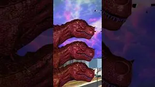 Blood Color Denjar Dinosaur eating black 🖤 dinosaur #dinosaur #dinofact #jurassicpark
