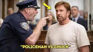 Cop Slapped a Chuck norris in Court &mdash; But Within Seconds,he Knocked Him Out Cold