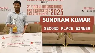 Sundram Kumar &ndash; Second Place Winner of Delhi Chess Tournament 2025