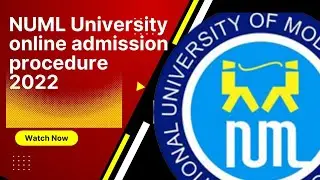 NUML University online admission procedure 2022 (National university of modern languages Islamabad)
