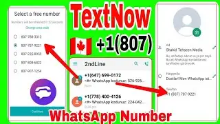 USA 🇨🇦 Whatsapp & TextNow otp lock 🔐 problem solutions //  New trick for virtual SIM