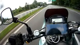 Suzuki XF 650 Freewind  0-100 0-140