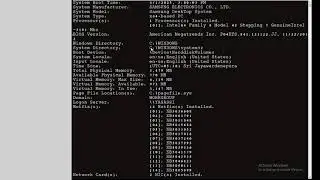 පරිගනකයේ සියලුම තොරතුරු බලමු  CMD command prompt How to find  system information's using cmd