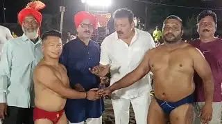 April 28, 2025 अमलनेर में पहली बार देवा थापा नेपाल का मुकाबला शेरा पहलवान पंजाब से