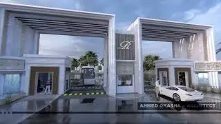 PARK REGENCY Main Gate re design and Render pro 3 by : Ahmed Okasha Architect