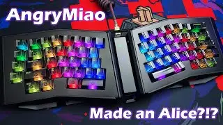 AngryMiao AGA (Adjustable Gasket Alice) Typing Test Sound Demo #AngryMiao #angrymiaoalice #amaga