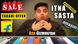 Best Phones to Buy | Flipkart & Amazon Sale | Crazy Deals | Agaro Robot Vacuum Cleaner| AskGizmogyan