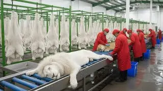 Inside White Lion Factory Process | How Rare White Lions Are Protected&Raised 🦁|Wildlife Documentary