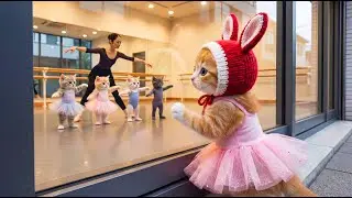 🩰 Ballet Dream Begins &mdash; A Kitten&rsquo;s Journey with Mom&rsquo;s Love | Melunnira