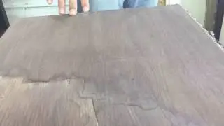 Timelapse: Staining Mahogany with Light Oaking