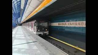 Metro Praha Hlášení Linka B Zličín - Černý Most (81-71M) (Dnešní Hlas)