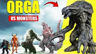 orga vs Giant Monsters | 3D Monster Size Comparison 2025