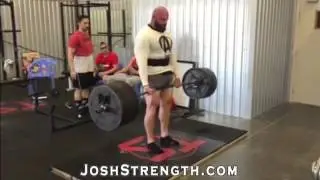 BJ Whitehead, 675 x 3 Reps Deadlift