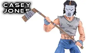 NECA CASEY JONES Teenage Mutant Ninja Turtles Mirage Comics Action Figure Review