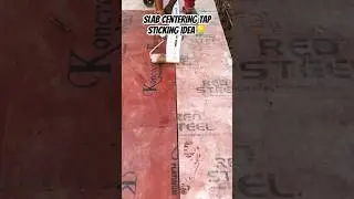 Tap sticking idea😍 for slab formwork #slab #construction #ideas #civilengineering