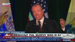 FNN: Democrat Phil Murphy Victory Speech in New Jersey 2017 Governor Race