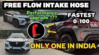 Free flow intake laga diya Fronx mei | Only one in India Fastest Fronx😱