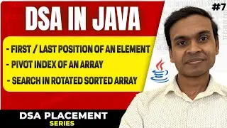 Binary Search Interview Questions - Google, Microsoft, Amazon | DSA in Java Full Course #7