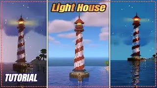 How to Build a Lighthouse in Minecraft | Easy Minecraft Lighthouse Tutorial
