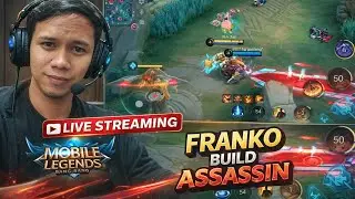 LIVE STREAMING MOBILE LEGENDS 🔴Franco Build Assassin &ndash; Sekali Hook Langsung Hilang!!!