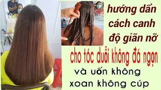 Hướng dẫn xử lý cho tóc duỗi bị đá ngọn ,uốn không xoan không cúp