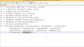 String functions in c++ by CodingSides lesson 25 part 2