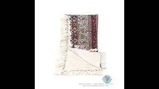 Handcrafted Persian Ghalamkar Tablecloth | Timeless Elegance & Cultural Heritage 🏵️✨