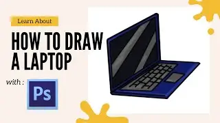How to draw a Laptop using app on a Computer / Laptop.