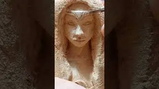 Como tallar en madera la diadema de Wonder Woman❤️