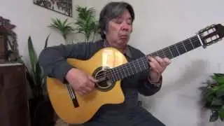 Choro Chorado Para Paulinho Nogueira(Toquinho~J,Sugita Score+Tab) パウリー二ョ・ノゲイラに捧ぐ～ジョアン杉田ギターソロ、編曲・演奏
