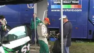 THE RALLY SHOW AT CHATSWORTH 2009 MIKKO HIRVONEN-FORD FOCUS WRC