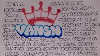 Comment Your Name & Get Bubble Letter Art LIVE 🔴 Darklightarts143#calligraphy #art #fonts #artlovers