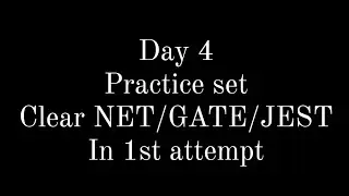 Day 4 || Practice set || Mathematical Physics || NET/GATE/JEST