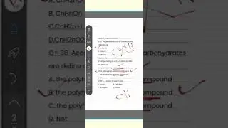 Topic= Carbohydrates (monosaccharides) | PMDC syllabus | MCQS 100% from STB . Part =3 🎯