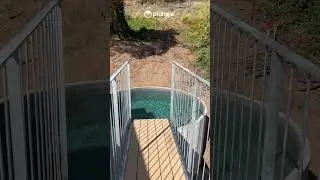 A breathtaking piece of architecture! 😍 #Plungie #PlungePool #ConcretePool