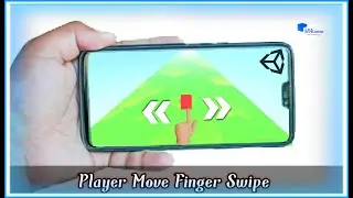 Unity player move right left with finger swipe 