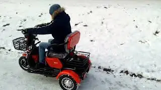 elektrinis triratis M19 электрический трицикл electric tricycle