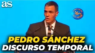 DISCURSO COMPLETO de PEDRO SÁNCHEZ LLAMANDO a la CALMA por el TEMPORAL que golpea a ESPAÑA