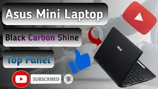 Asus Mini Laptop Top Black Carbon Shine Skin | Laptop Lamination | Nadeem Traders