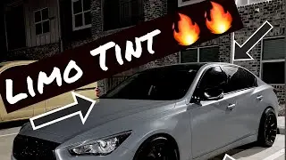 Q50 limo tint!!