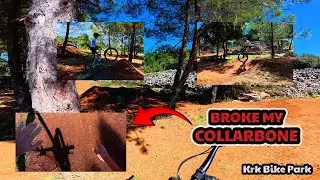 The Crash That Broke My Collarbone | Krk Bike Park POV