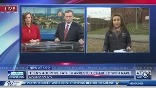 Teen's adoptive father arrested, charged with rape
