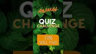 Only 10% Can Pass This Animal Quiz! 🐾 | Can You Guess These Animals?