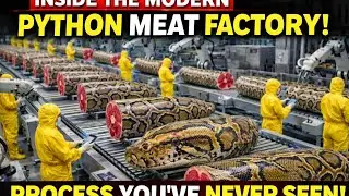 Inside the Modern Python Meat Factory 🐍🥩 (Full Processing Line You&rsquo;ve Never Seen!)