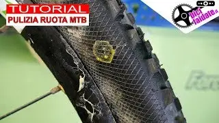 COME PULIRE LA RUOTA MTB TUBELESS DAL LIQUIDO SIGILLANTE