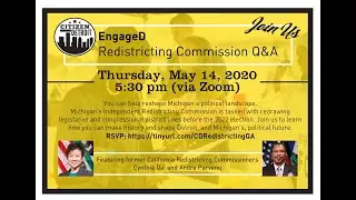 EngageD: Michigan's Independent Redistricting Commission Q&A