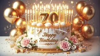 Happy Birthday Song 🎉| 70 years old birthday | 70th Anniversary | Happy Birthday to You 🎊